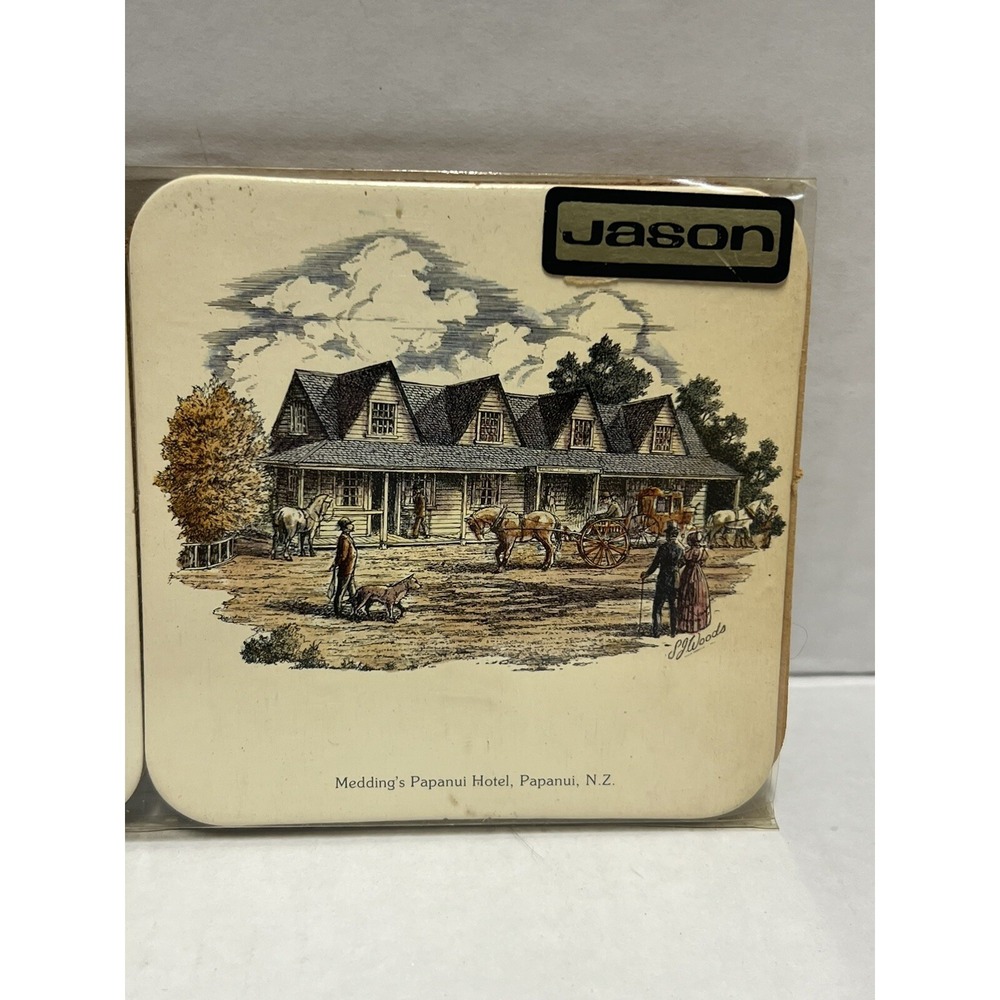 Drink Coasters‎ New Zealand Set of 6 Places Travel Memorabilia Jasón Brand - Picture 7 of 9